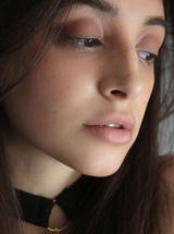 Olivia Linz Her Passionate Gaze Conveying Her Erotic Thoughts