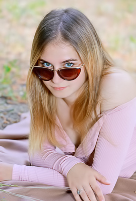 Dakota Pink Strips Down To Her See-through Lingerie