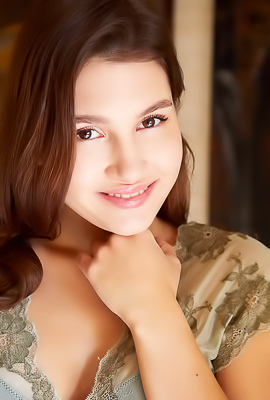 Ellie Luna Displaying Her Lovely Soft Breasts And Firm Round Booty