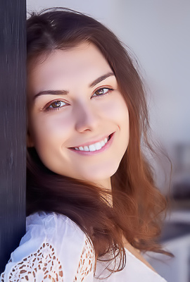 Andrea Sunlight And Shadow Playing Over Her Perfect Body