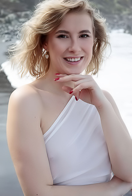 Casey Clinging To Her Lovely Breasts And Luscious Booty Like A Second Skin