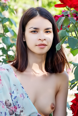 Ryanne Keena Teases With Silk Clinging To Her Wet Skin