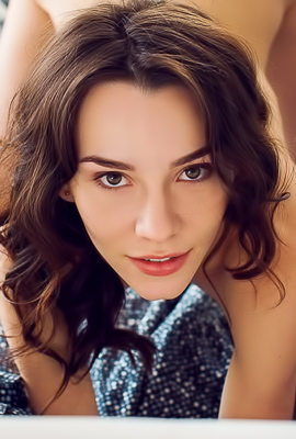 Sensual Striptease By The Shy Beauty Adel Morel