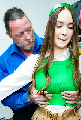 Jack Vegas Records Hazels Punishment with a Hard Blowjob and Headbanded Harper