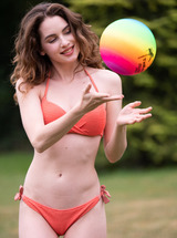 Guinevere Huney In Playing With A Ball